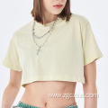 Vintage Sexy Cropped Navel Women's Cropped T-Shirt